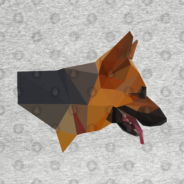 Low Poly Dog by Lollik